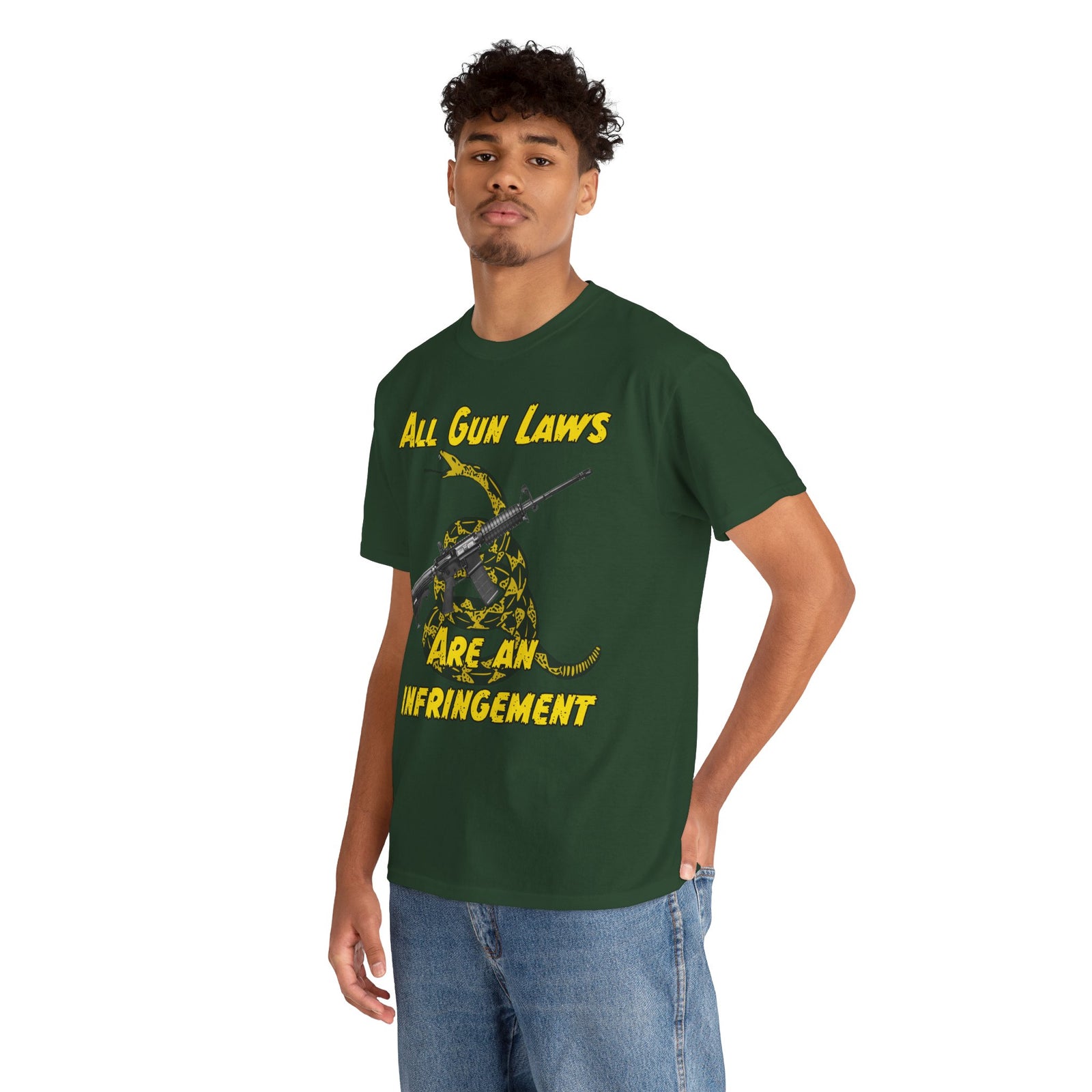 Judge Nap: All Gun Rights Are Infringements AR15 Gadsden T-Shirt
