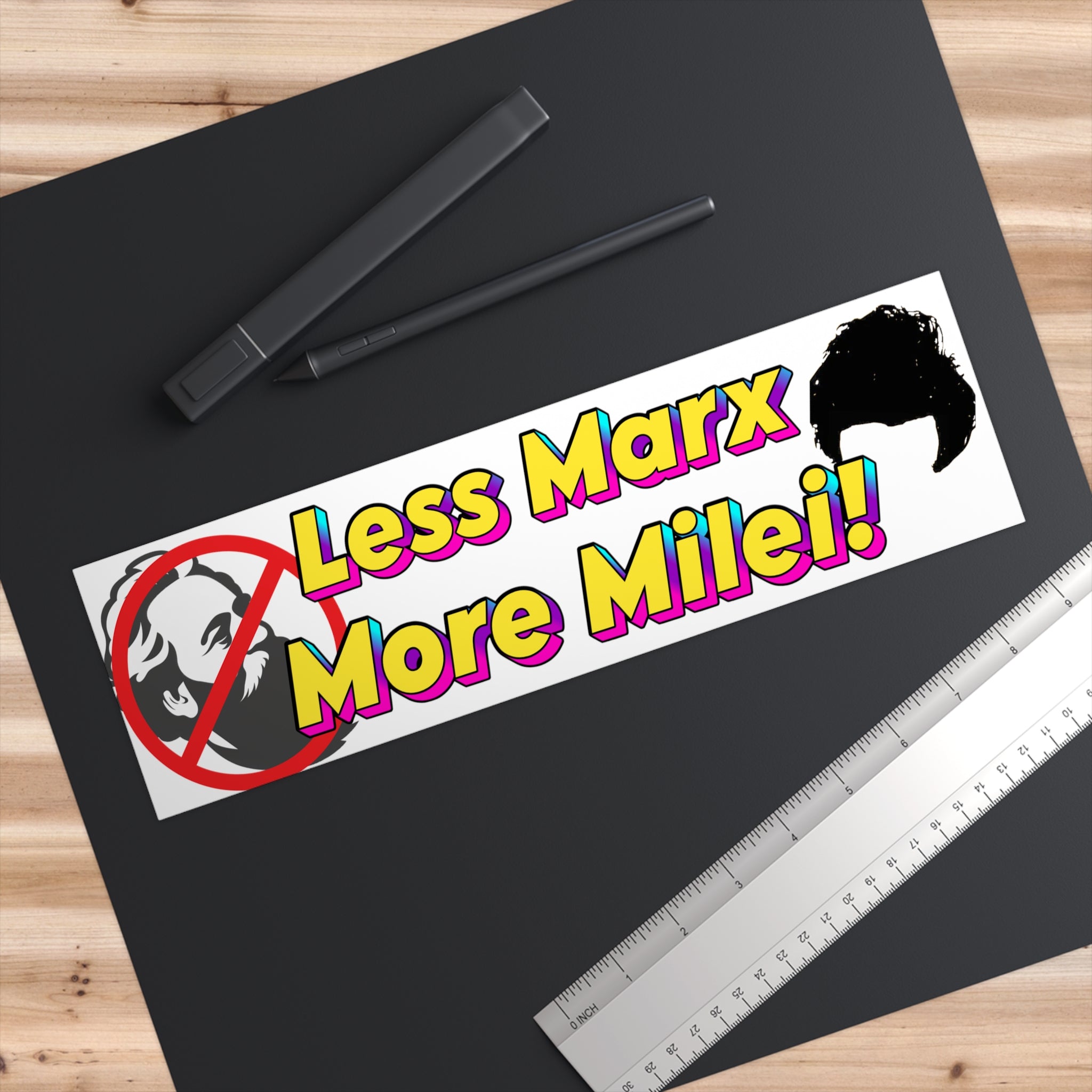 Less Marx, More Milei Bumper Sticker