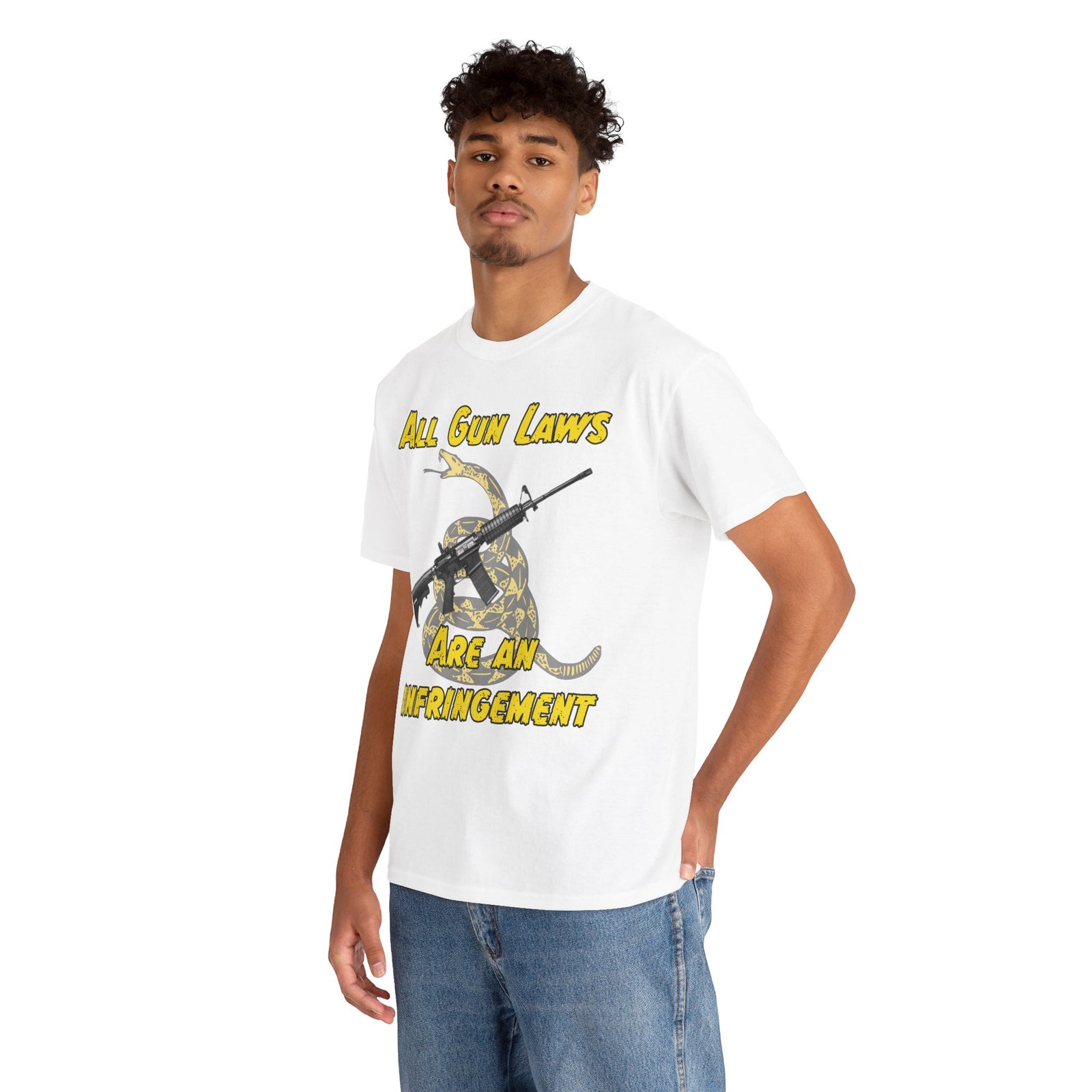 Judge Nap: All Gun Rights Are Infringements AR15 Gadsden T-Shirt