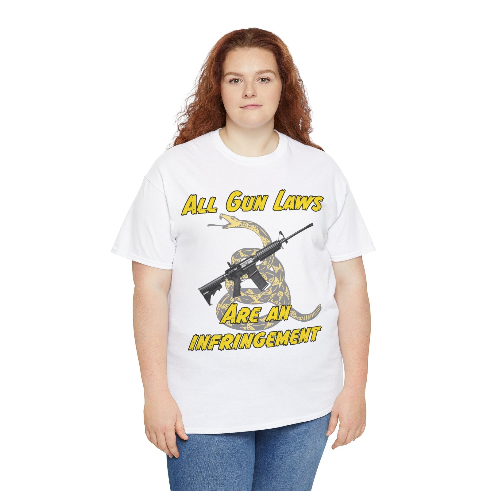 Judge Nap: All Gun Rights Are Infringements AR15 Gadsden T-Shirt