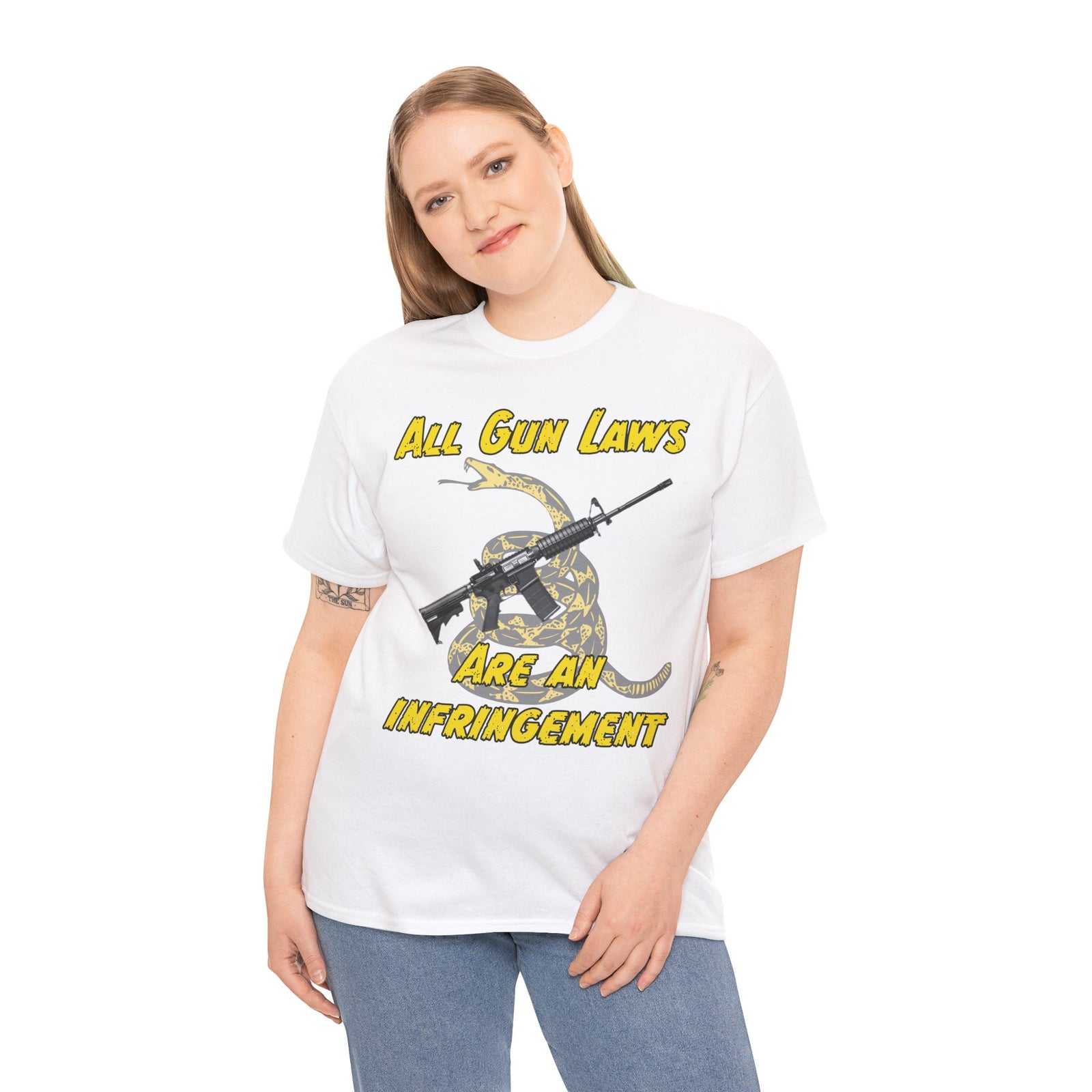Judge Nap: All Gun Rights Are Infringements AR15 Gadsden T-Shirt