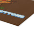 Gingerbread Man Glass Cutting Board - "Not My Gumdrop Buttons"