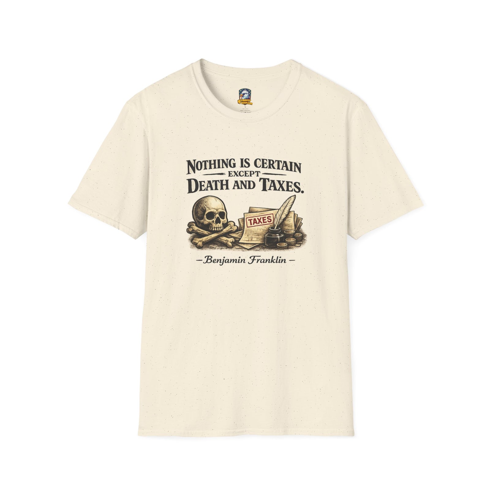 Benjamin Franklin Quote T-Shirt — 