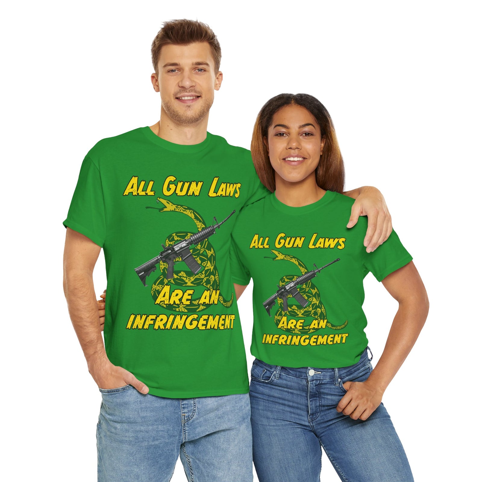 Judge Nap: All Gun Rights Are Infringements AR15 Gadsden T-Shirt