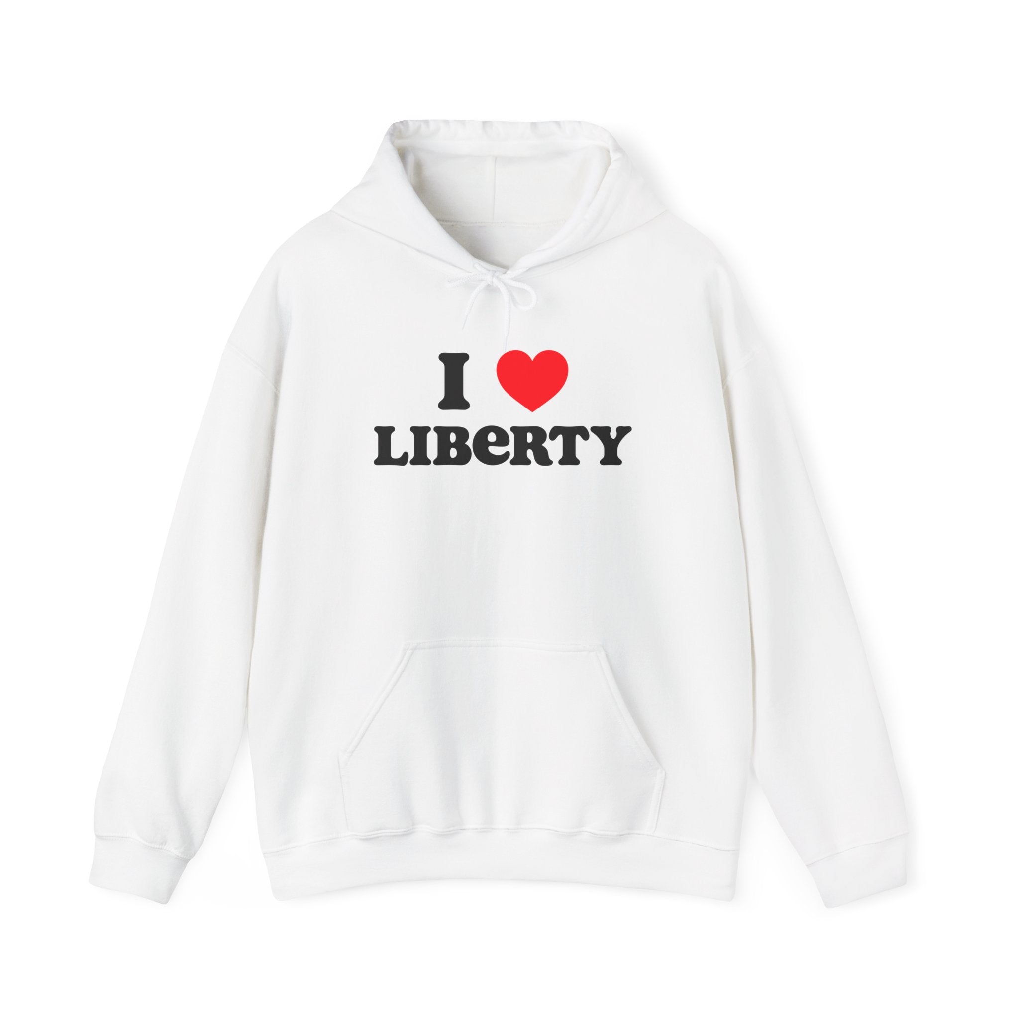 Judge Nap: I Heart Liberty Unisex Heavy Blend™ Hooded Sweatshirt