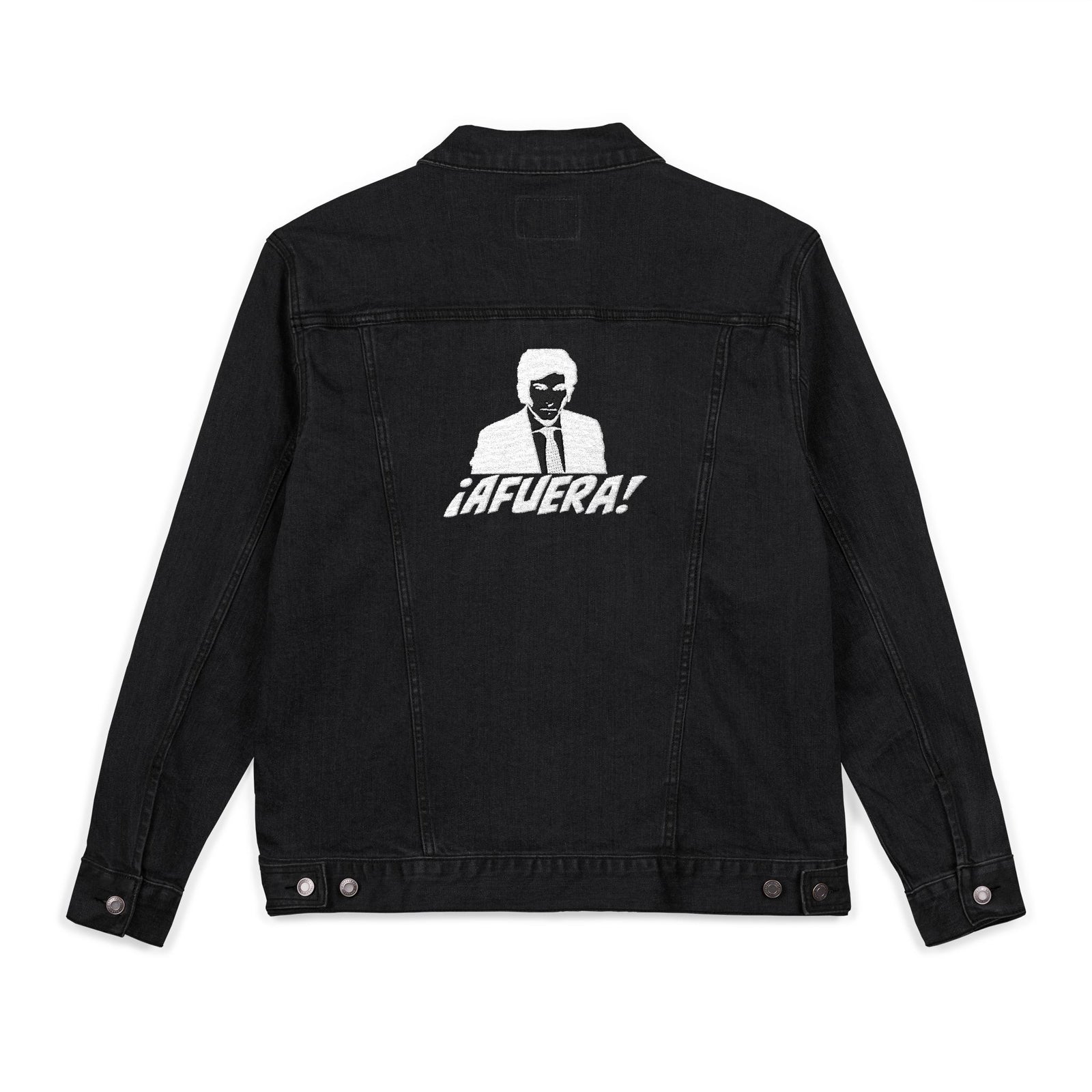 Javier Milei “AFUERA” Lion Denim Jacket