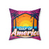 Walton & Johnson: Gulf of America Square Pillow