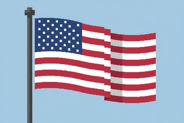 8-bit US Flag