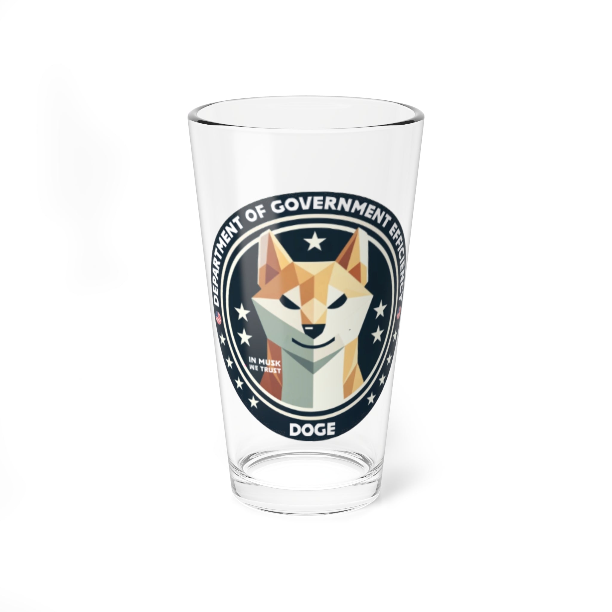 D.O.G.E. Field Agent Glass- 16 oz