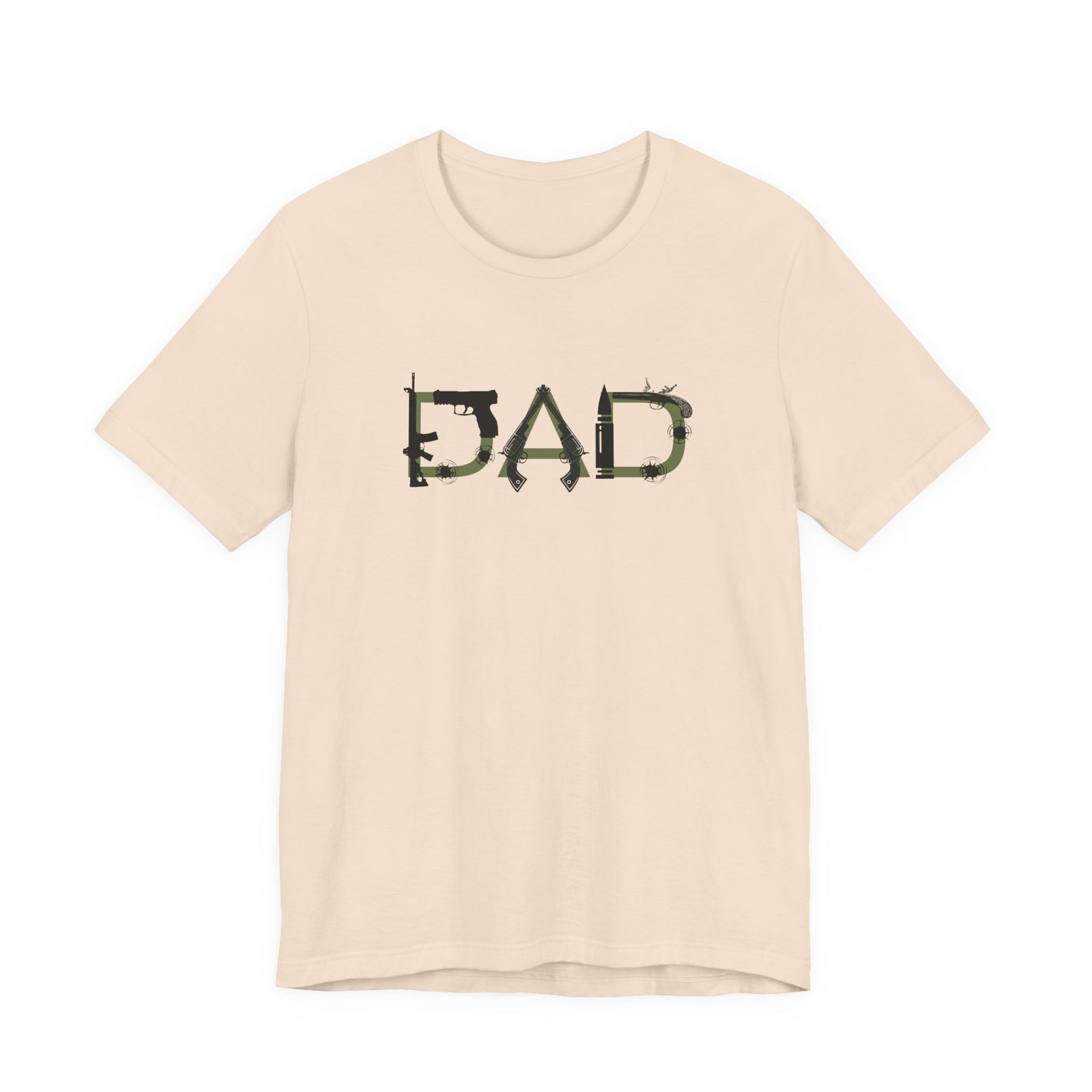 DAD Bullet Holes Tee — Ammo & Guns Graphic Dad Shirt — 4LibertyShop.com
