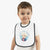 Tiny Patriot Thomas Jefferson Baby Bib