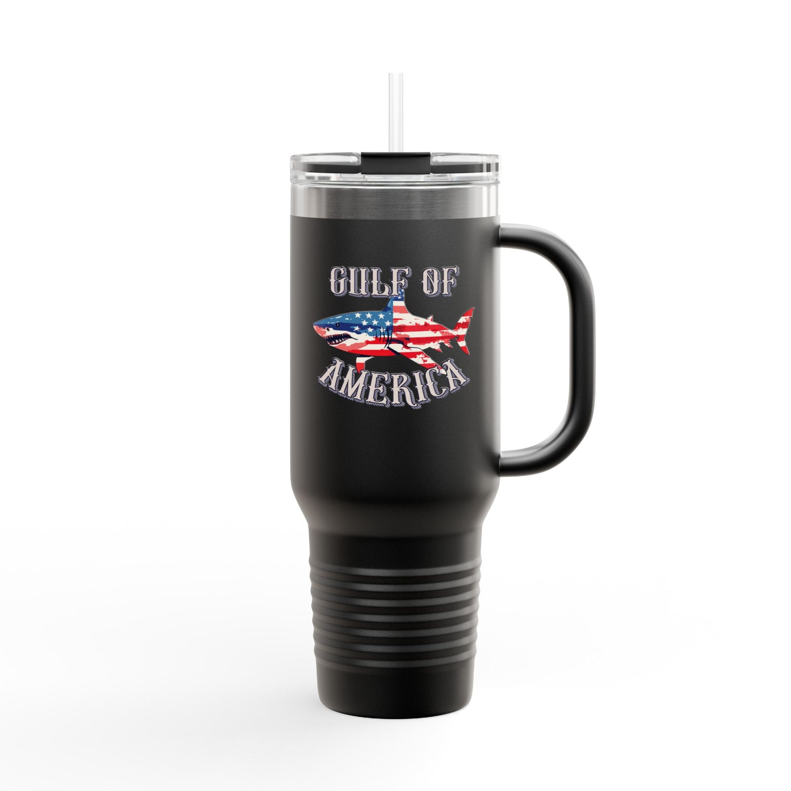 Walton & Johnson: Gulf of America Shark Tumbler, 40oz