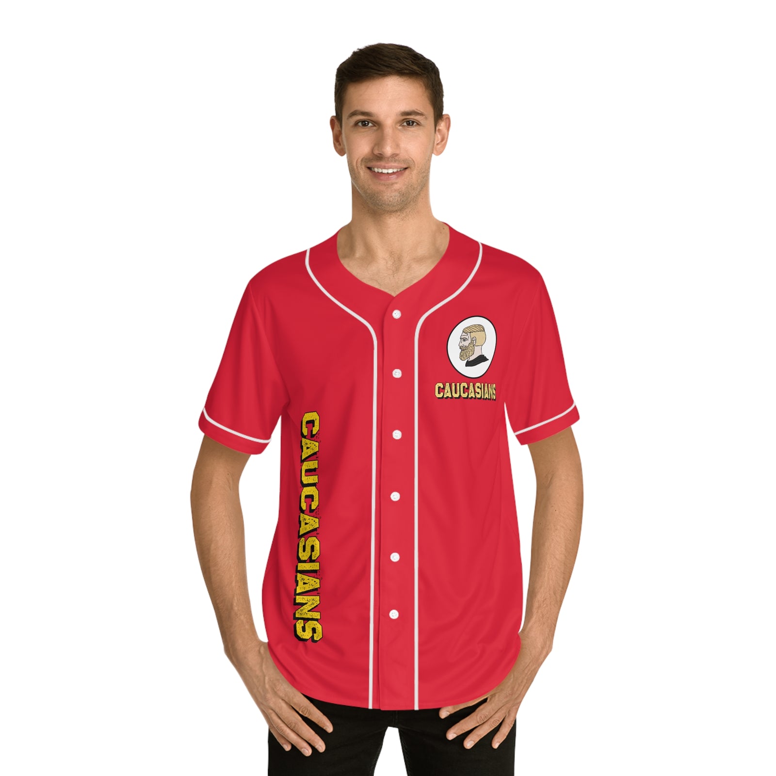 Walton & Johnson Caucasians Men's Baseball Jersey