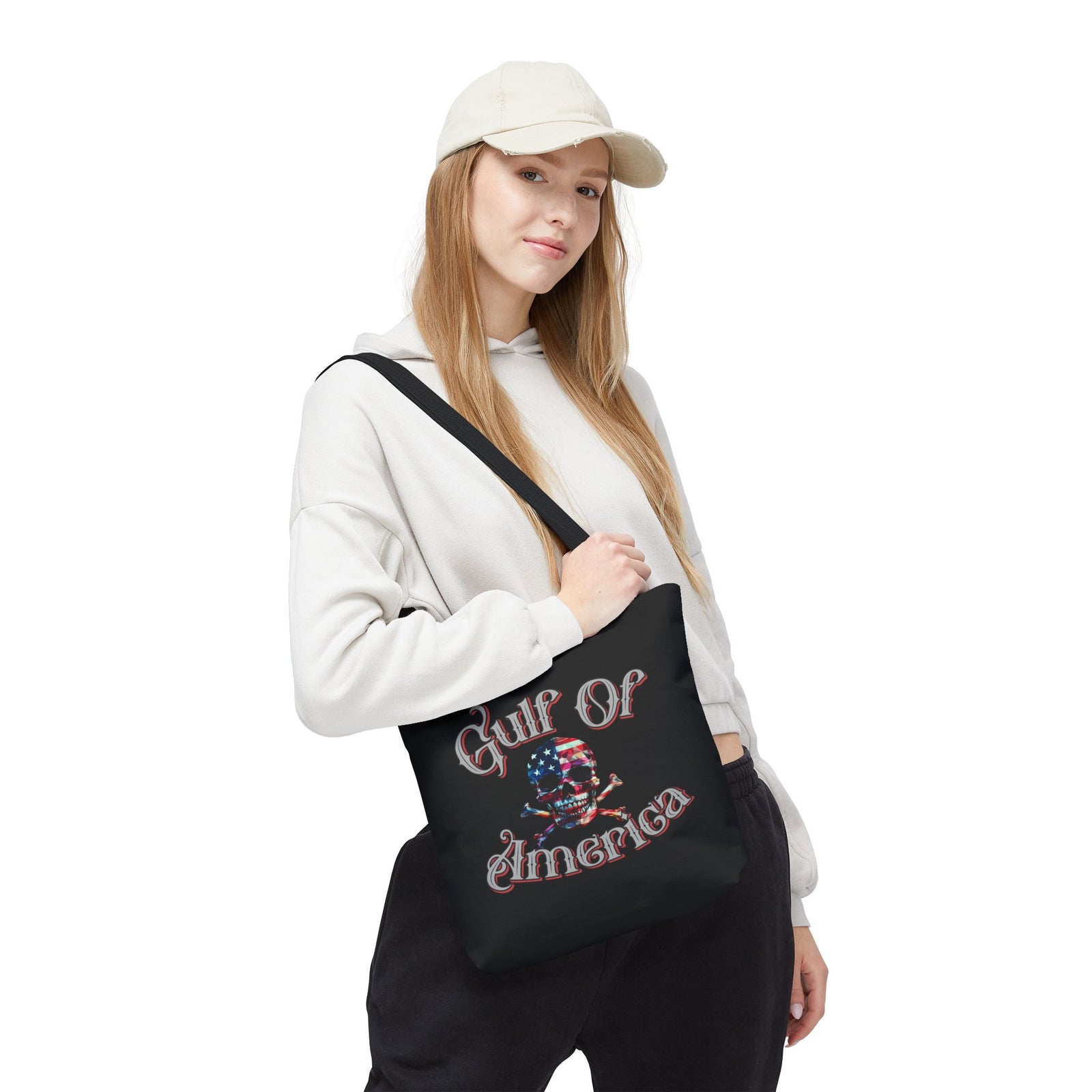 Walton & Johnson: Gulf of America Skull Tote Bag