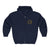 Embroidered 1776 Patriotic Full Zip Hoodie