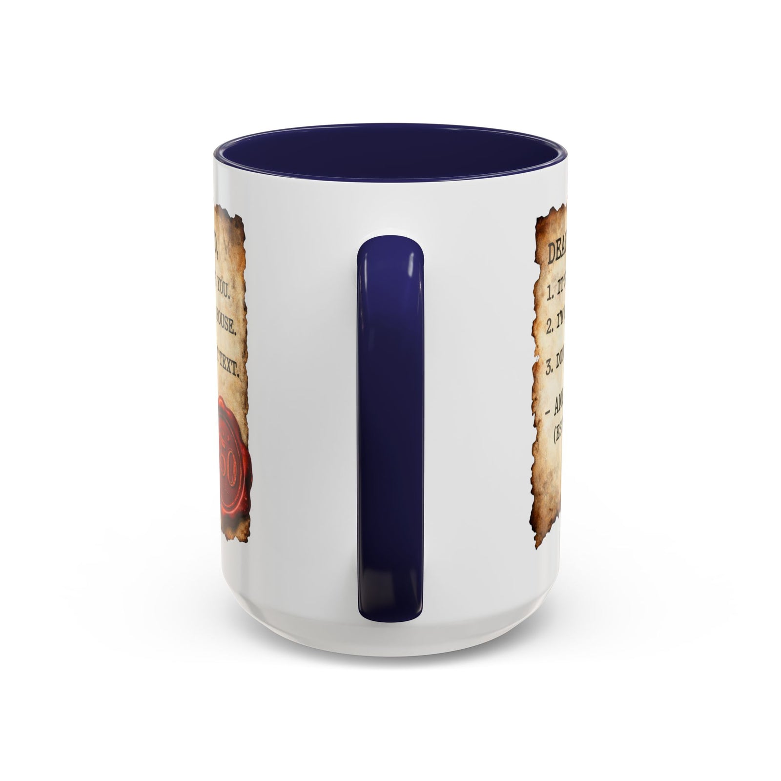 Walton & Johnson Dear England Funny 250th Anniversary Coffee Mug - 4LibertyShop.com