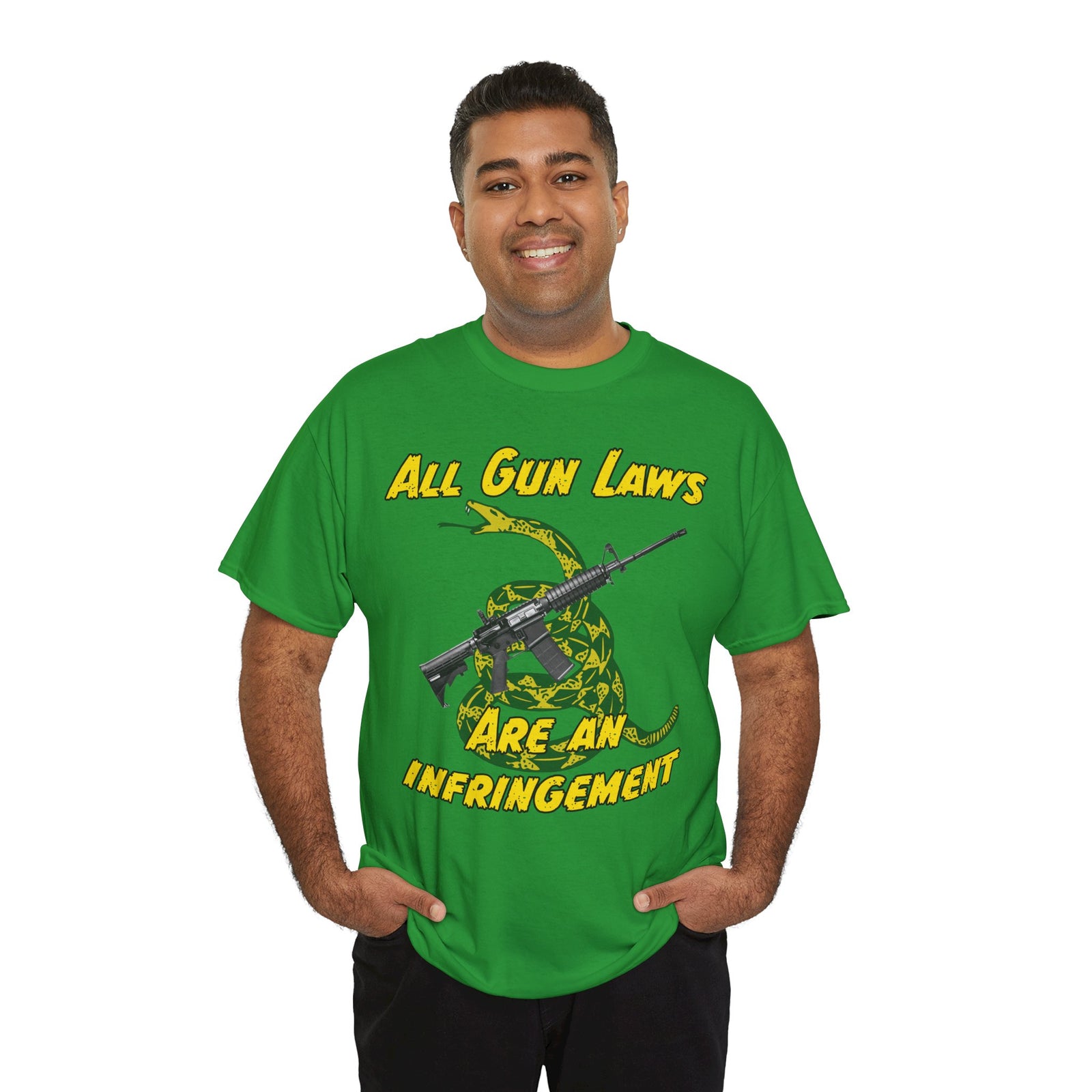 Judge Nap: All Gun Rights Are Infringements AR15 Gadsden T-Shirt