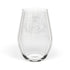 250th Anniversary Stemless Wine Glass — "Cheers to 250 Years" Commemorative Glass - 4LibertyShop.com