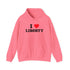 Judge Nap: I Heart Liberty Unisex Heavy Blend™ Hooded Sweatshirt