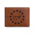 Bi-Fold Wallet – 1776 Betsy Ross Stars Leather Wallet