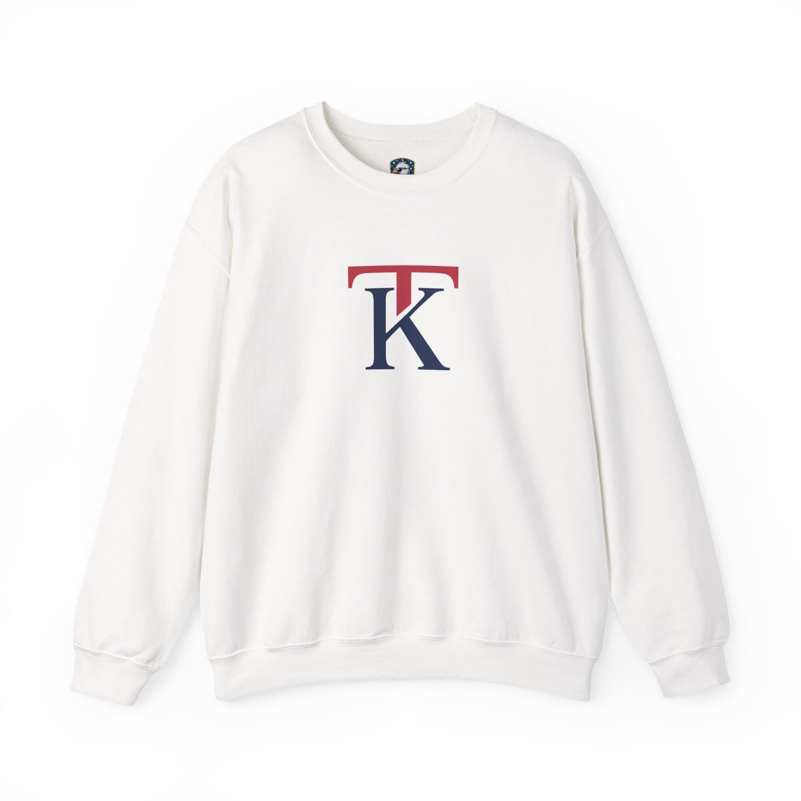 Kai Trump White Sweatshirt - KT Logo - Premium Crewneck | 4LibertyShop