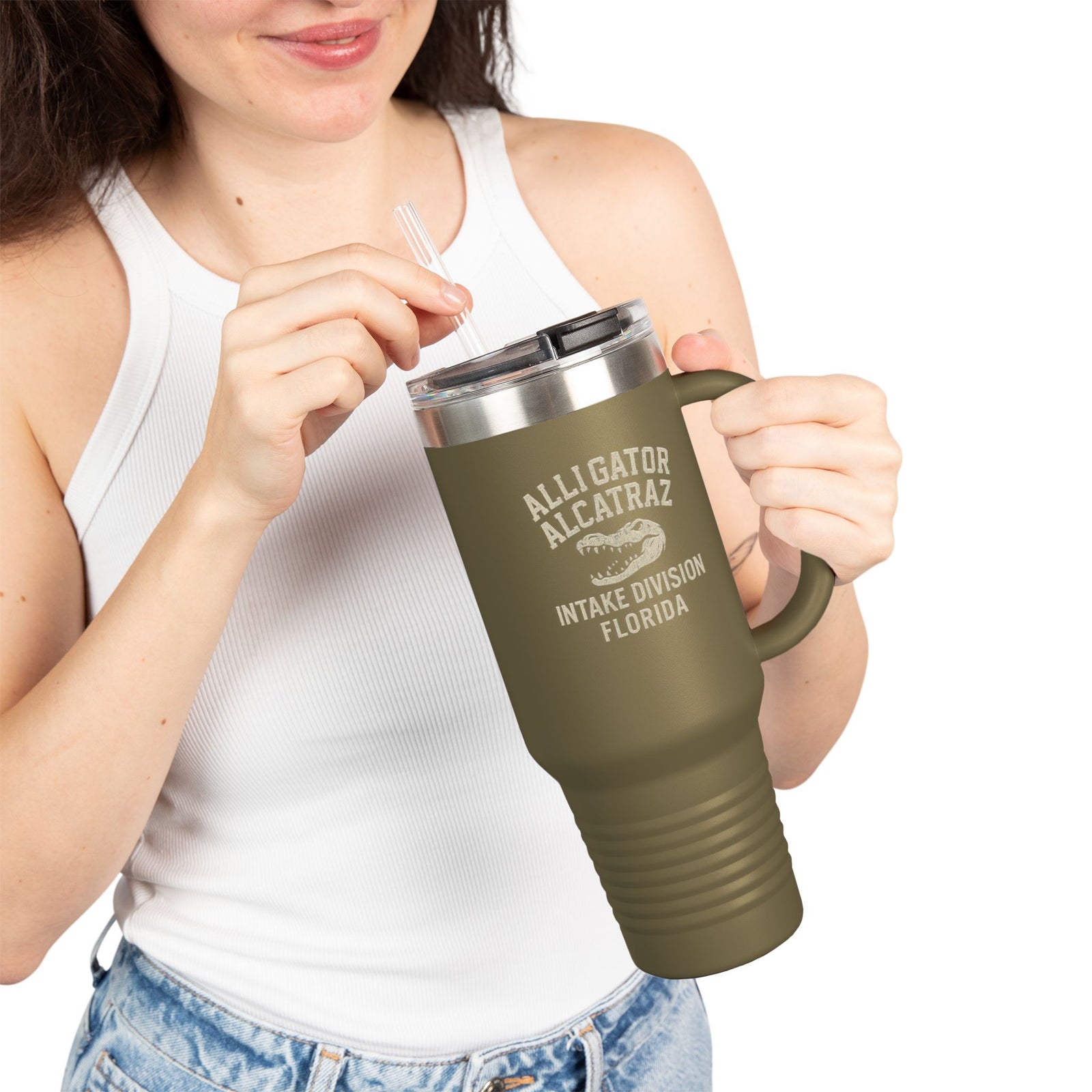 Aligator Alcatraz Intake Division Tumbler, 40oz