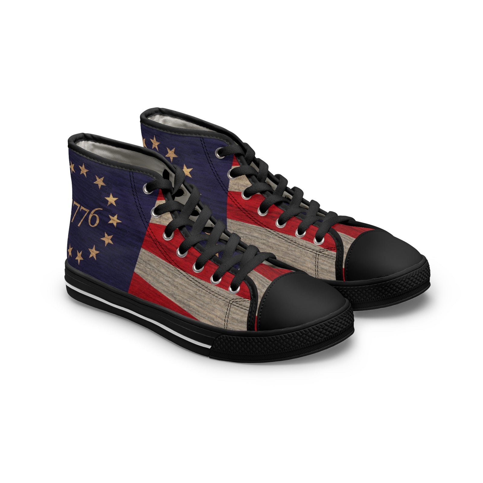 Betsy Ross Flag Women's High Top Sneakers