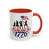 Accent Coffee Mug - "Party Like It's 1776" Patriotic Independence Day Mug - 4LibertyShop.com