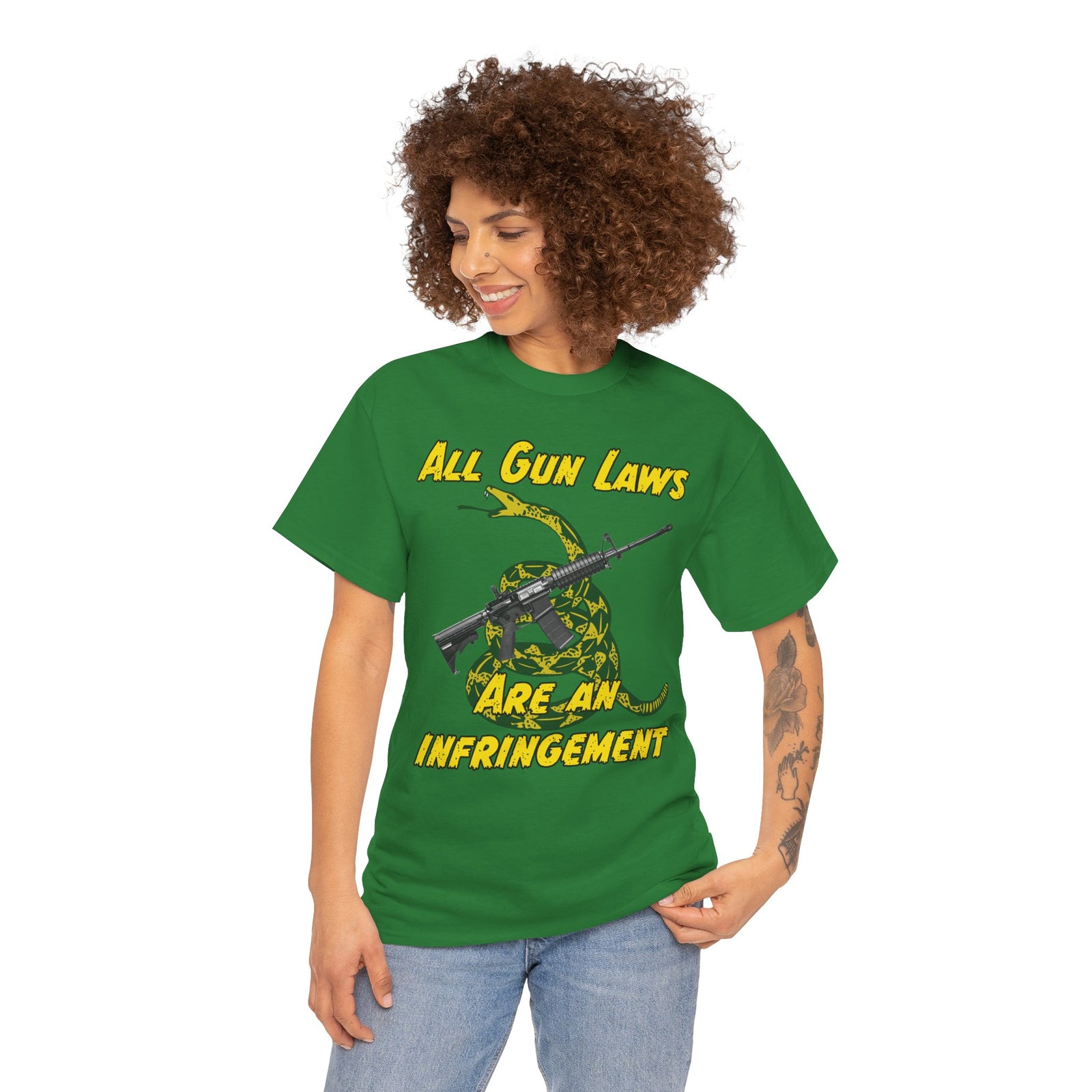 Judge Nap: All Gun Rights Are Infringements AR15 Gadsden T-Shirt