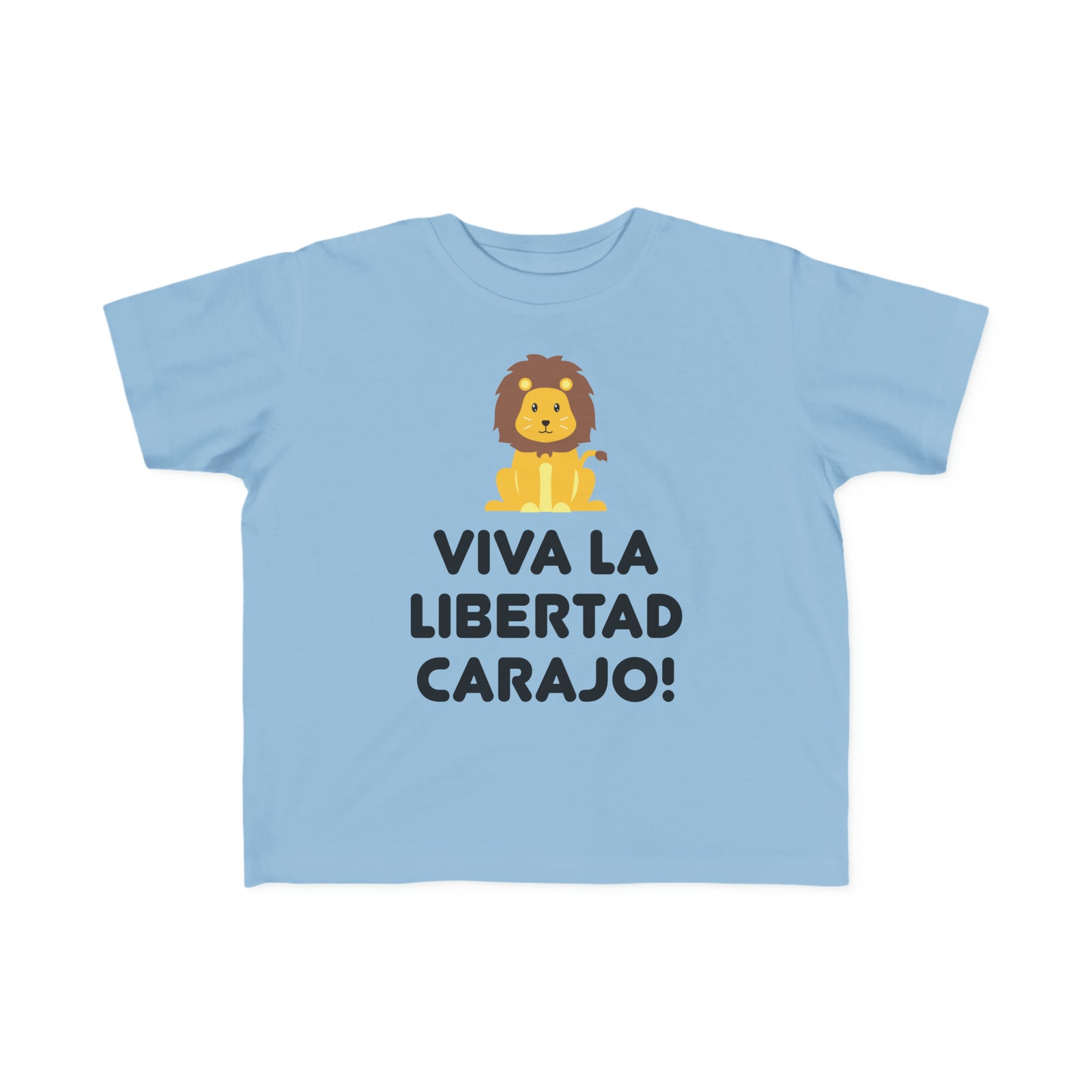 Viva La Libertad Carajo Lion Toddler's Fine Jersey Tee