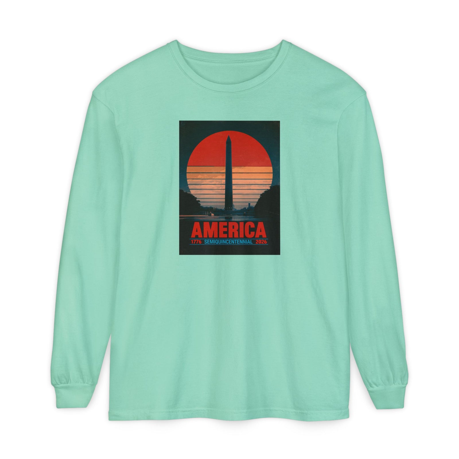 America 1776–2026 Semiquincentennial Long Sleeve T-Shirt - 4LibertyShop.com