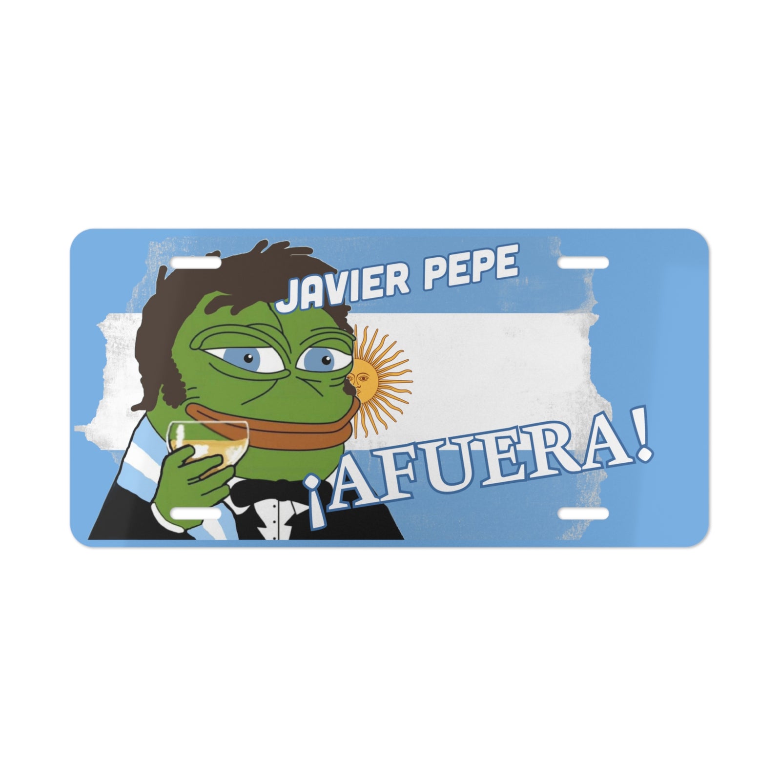 Javier Pepe Vanity Plate