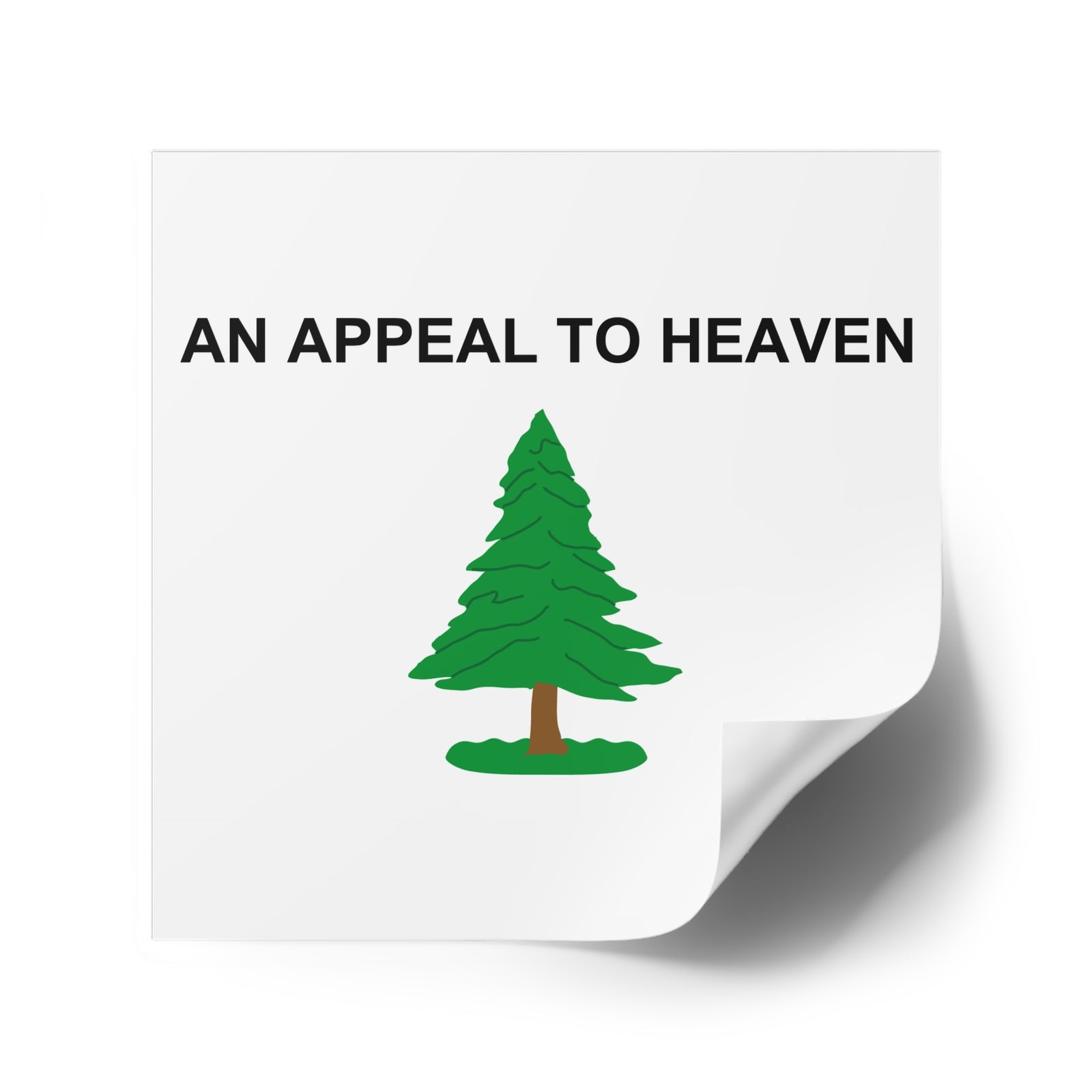 An Appeal To Heaven Square Stickers