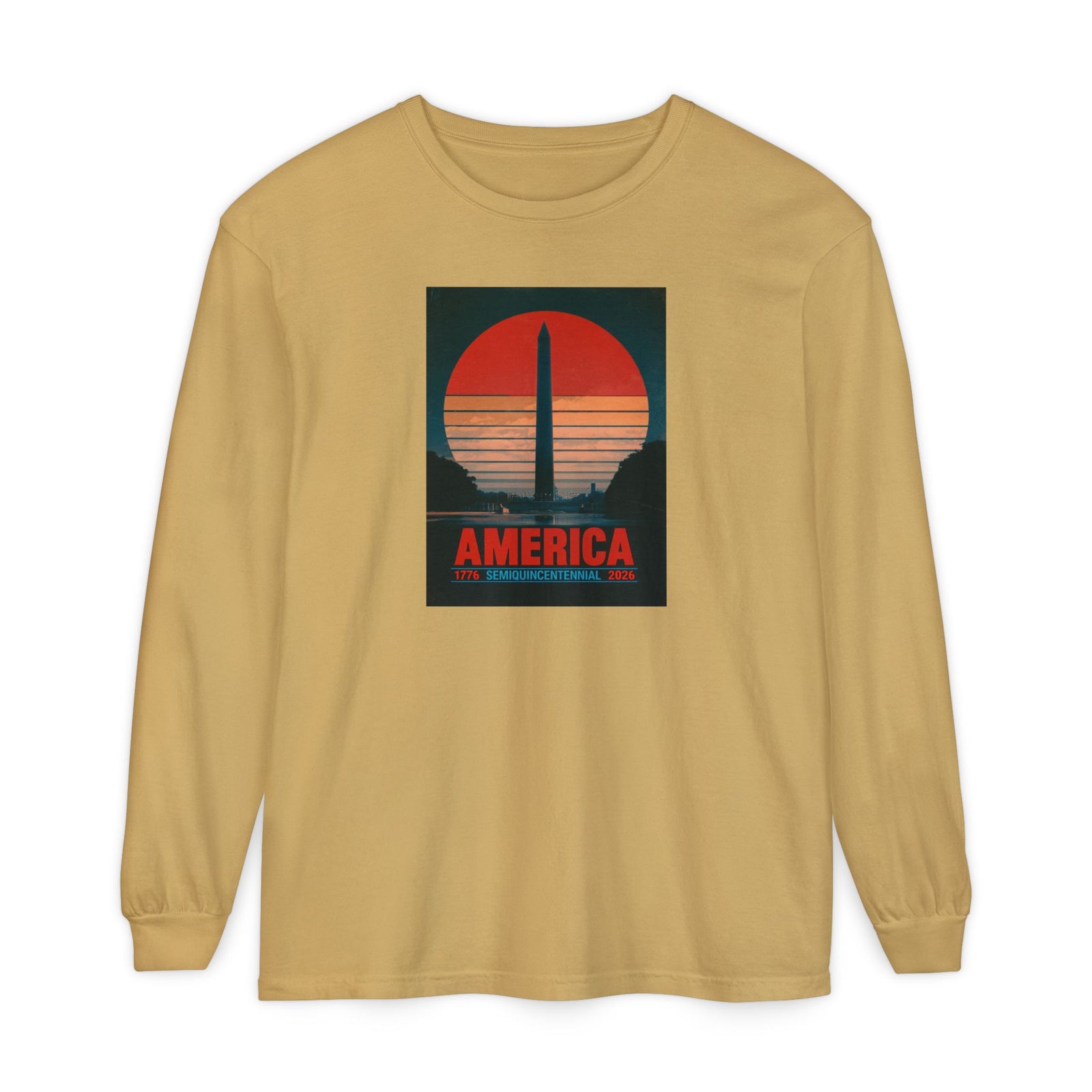 America 1776–2026 Semiquincentennial Long Sleeve T-Shirt - 4LibertyShop.com