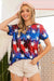 Patriotic Star Sequin Top