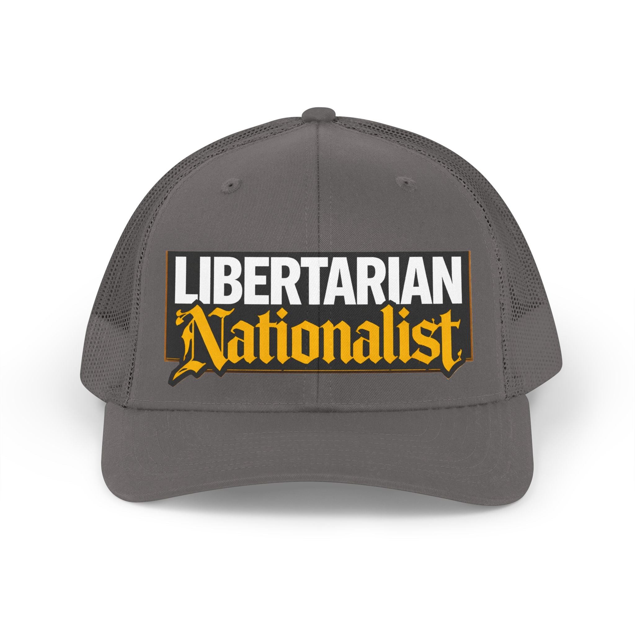 Trucker Hat - "Libertarian Nationalist" Retro Mesh Cap - 4LibertyShop.com