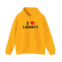 Judge Nap: I Heart Liberty Unisex Heavy Blend™ Hooded Sweatshirt
