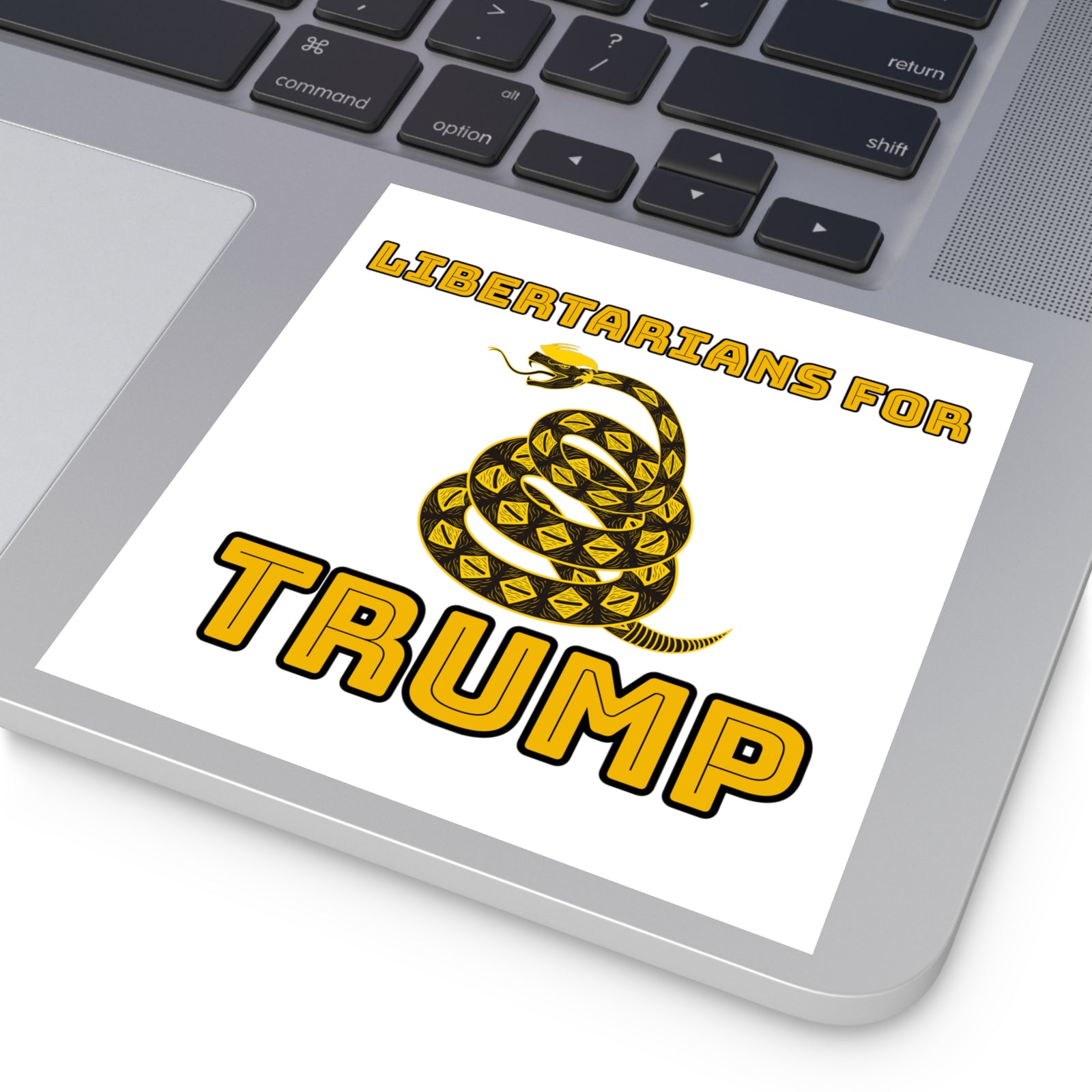 Libertarians for Trump Square Stickers, Indoor\Outdoor