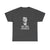 Dark gray t-shirt with a graphic of a person and 'WE ARE CHARLIE' text on a white background