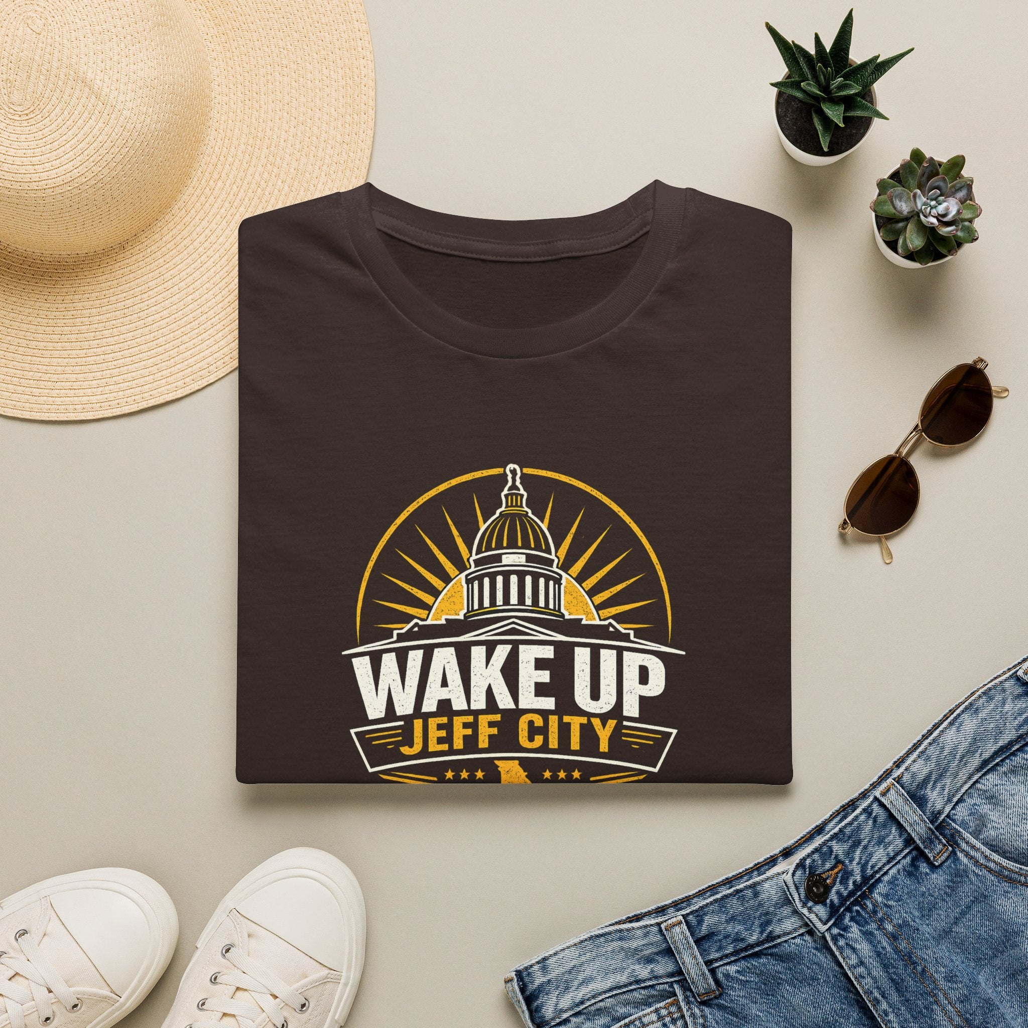 Wake Up Jeff City: The Wake Up Jeff City T-Shirt - 4LibertyShop.com