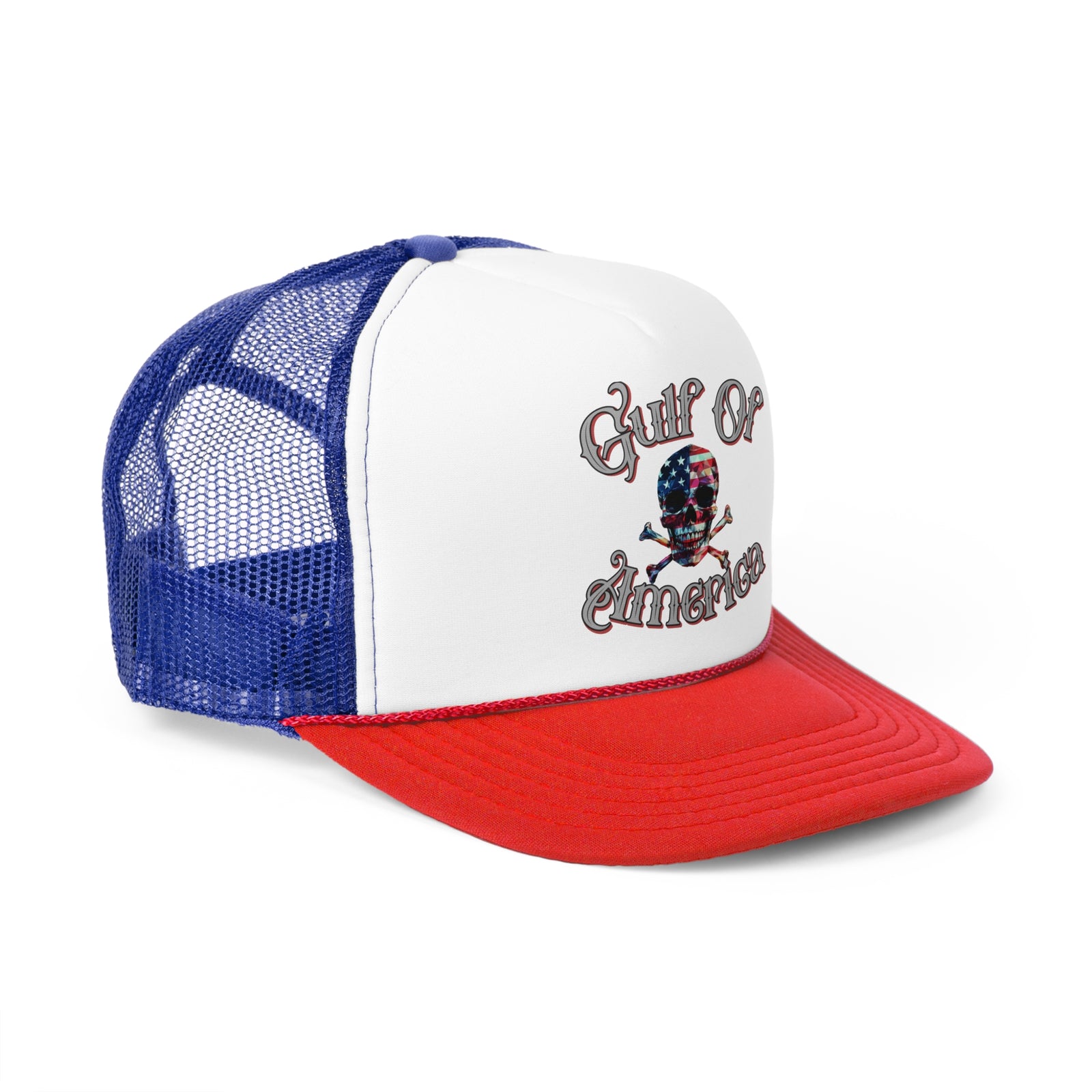 Gulf of America Skull Trucker Cap