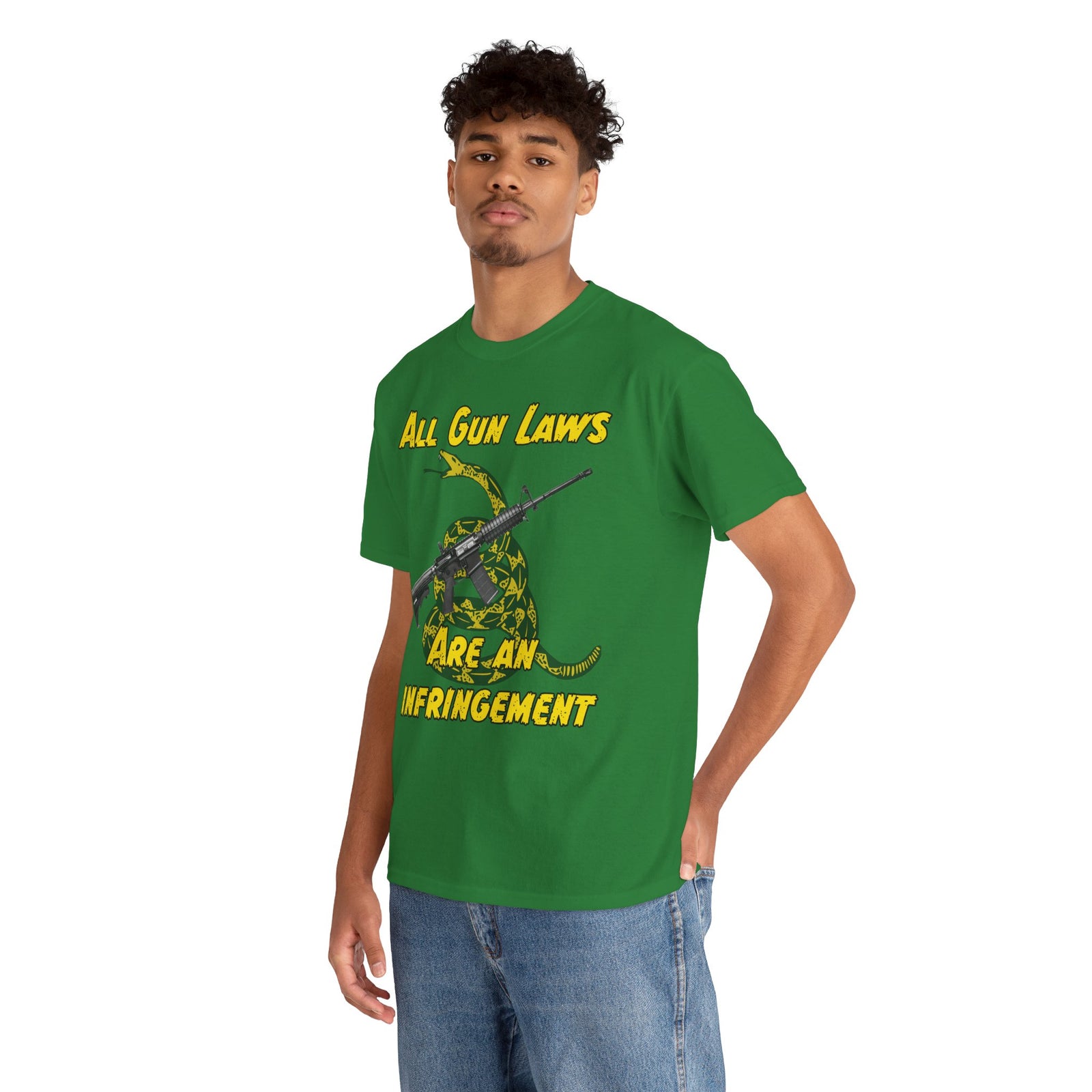 Judge Nap: All Gun Rights Are Infringements AR15 Gadsden T-Shirt
