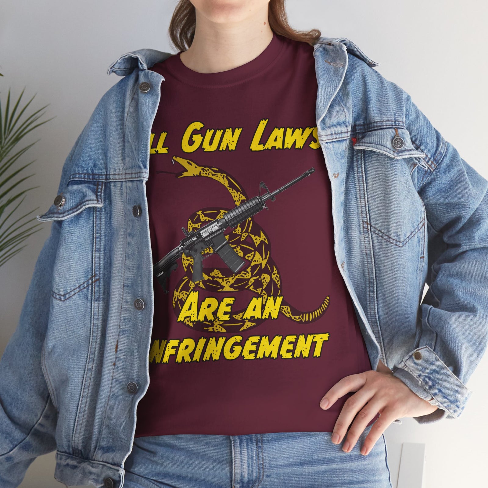 Judge Nap: All Gun Rights Are Infringements AR15 Gadsden T-Shirt