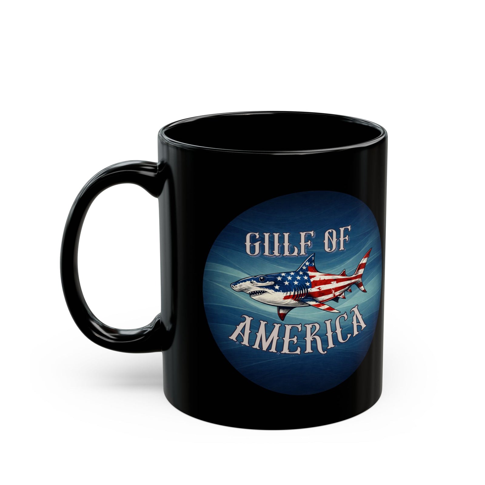 Walton & Johnson: Gulf of America Hammerhead Shark Mug (11oz, 15oz) - 4LibertyShop.com