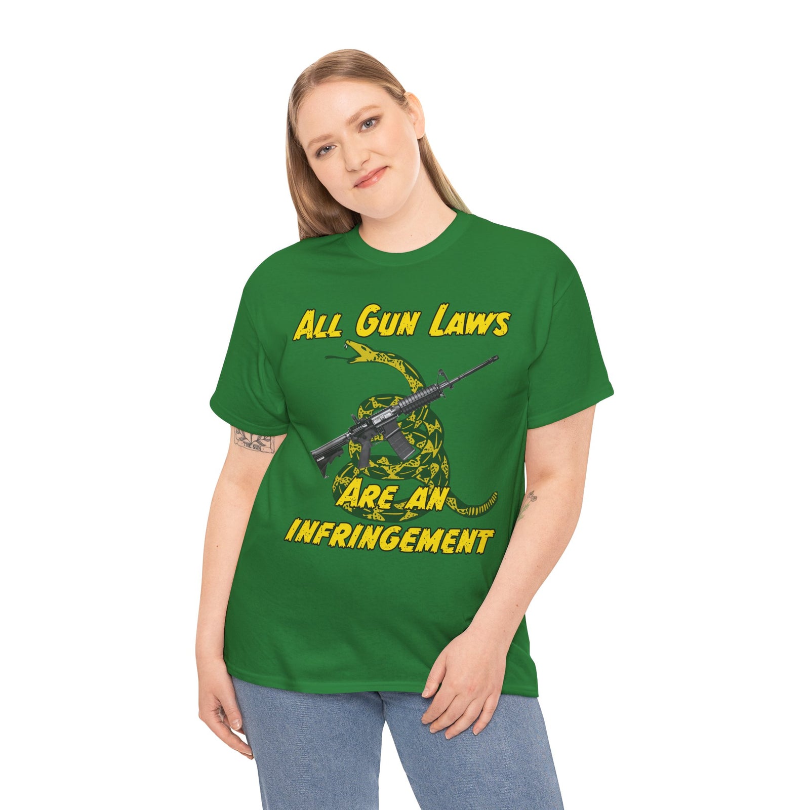 Judge Nap: All Gun Rights Are Infringements AR15 Gadsden T-Shirt