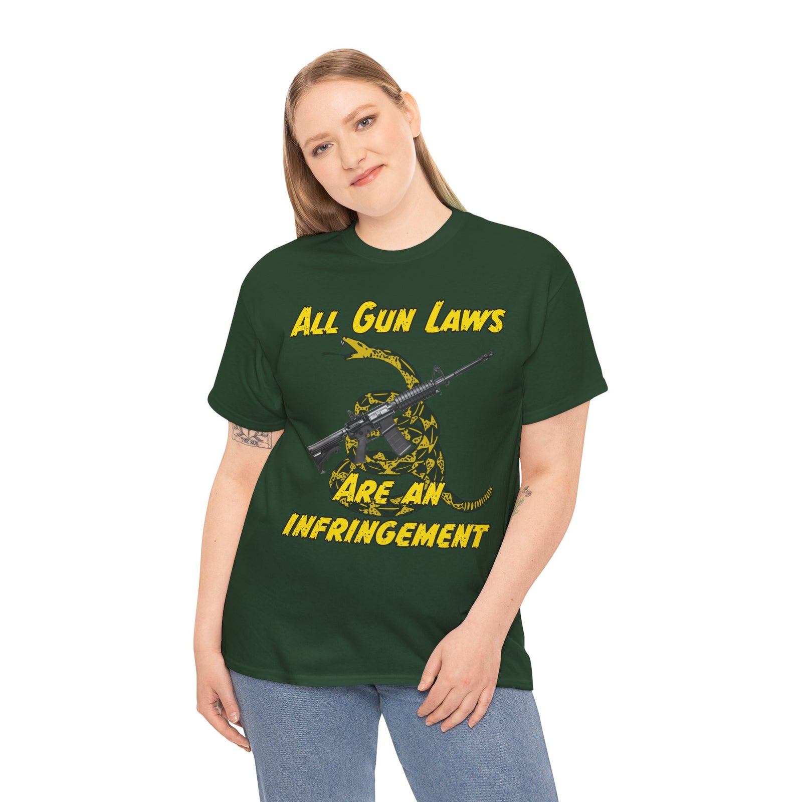 Judge Nap: All Gun Rights Are Infringements AR15 Gadsden T-Shirt
