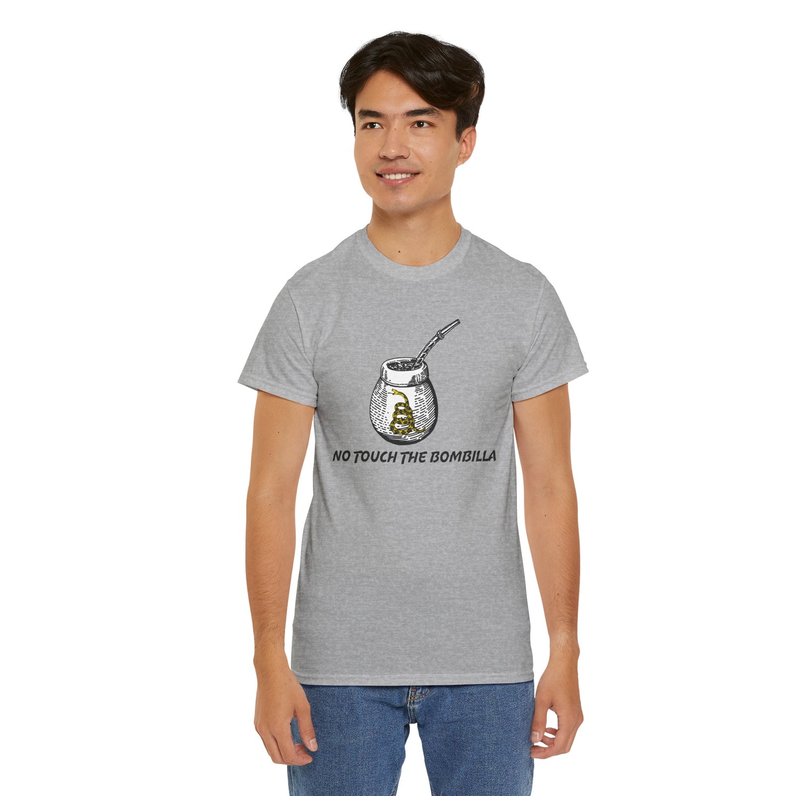 No Touch The Bombilla Unisex Heavy Cotton Tee