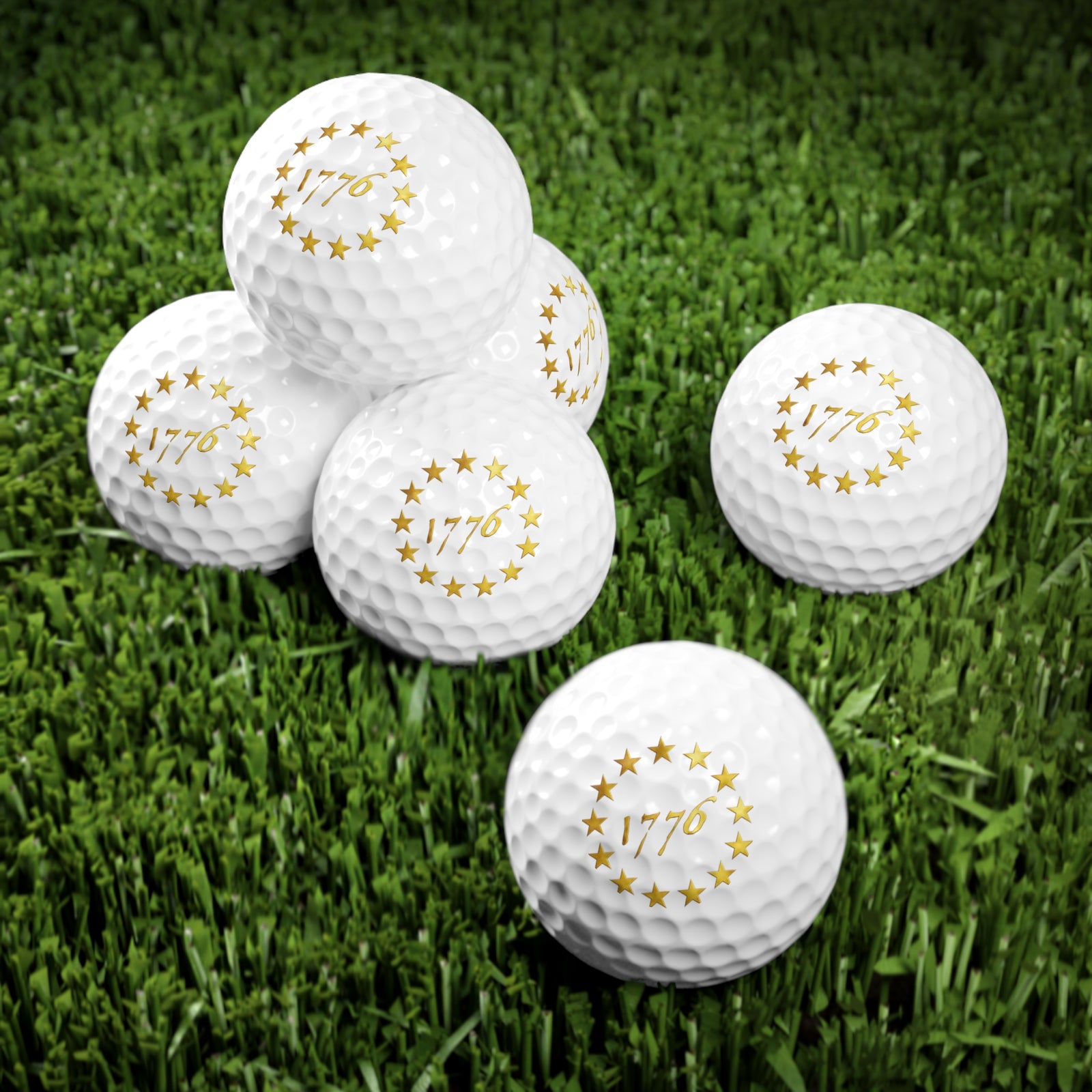 1776 Stars Patriotic Golf Balls
