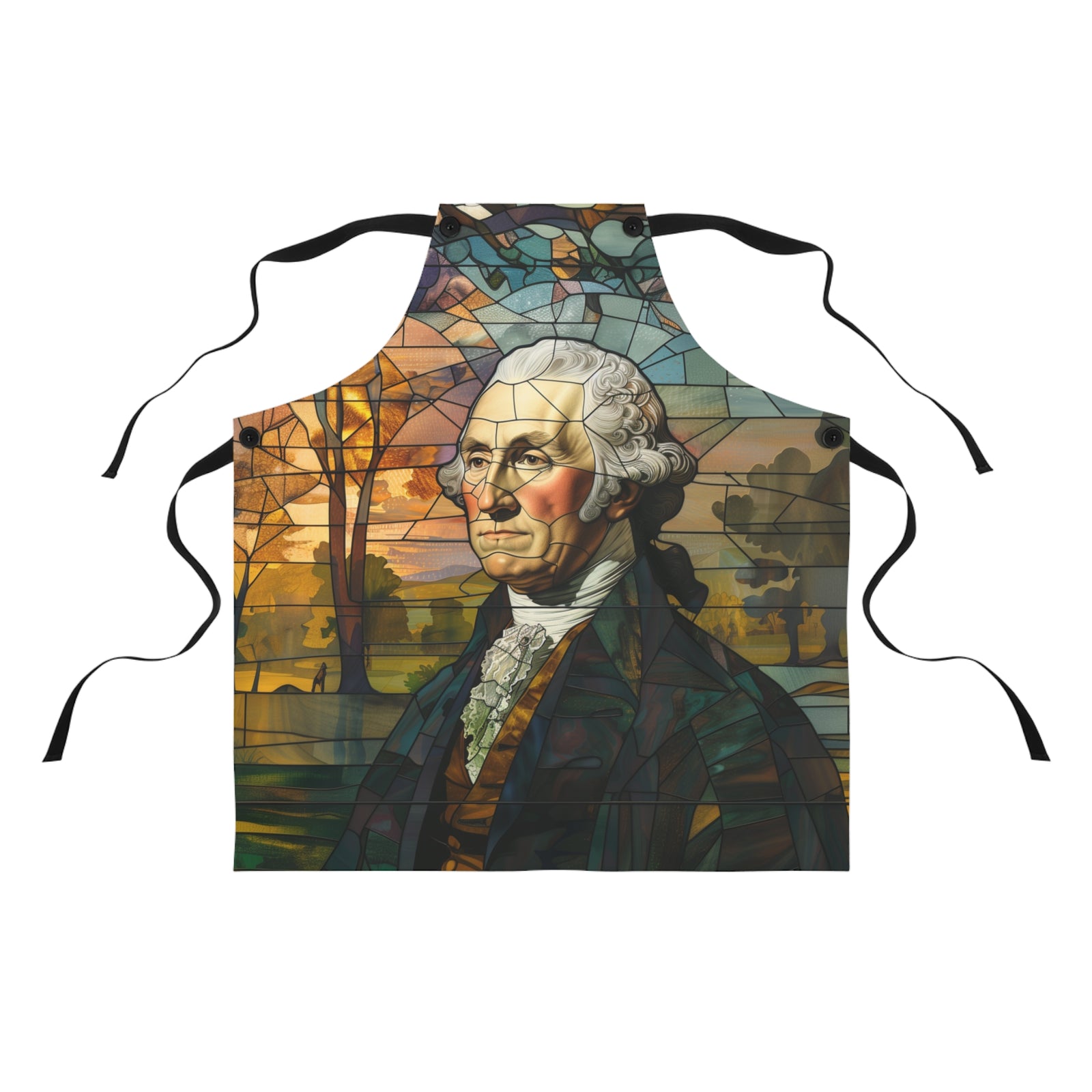 George Washington Stained Glass Apron