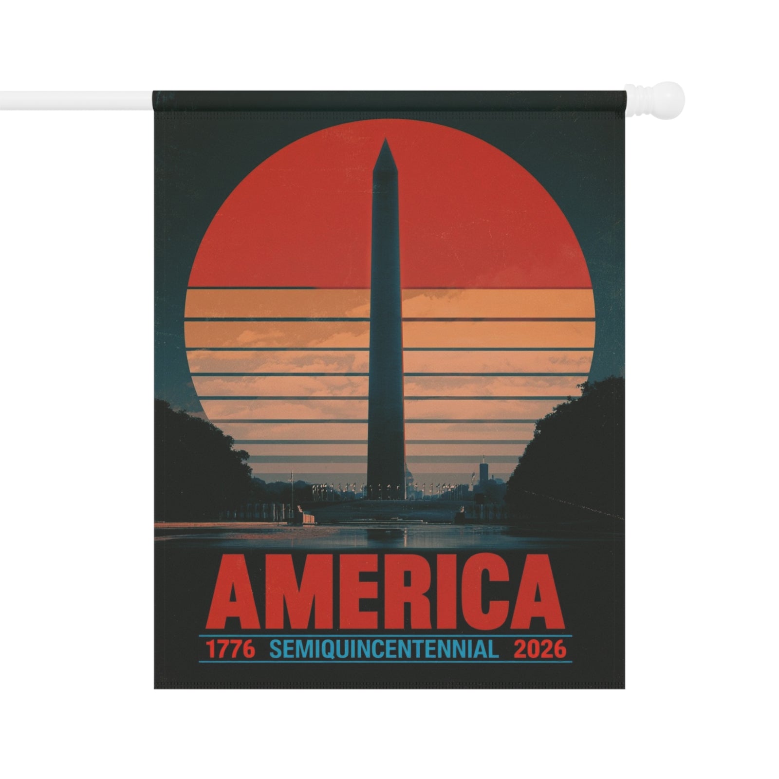 America 1776–2026 Semiquincentennial Garden Flag - 4LibertyShop.com